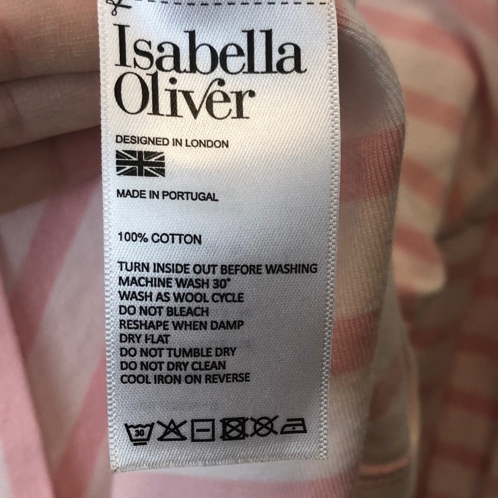 Isabella Oliver Striped Maternity Top - Picture 5 of 7